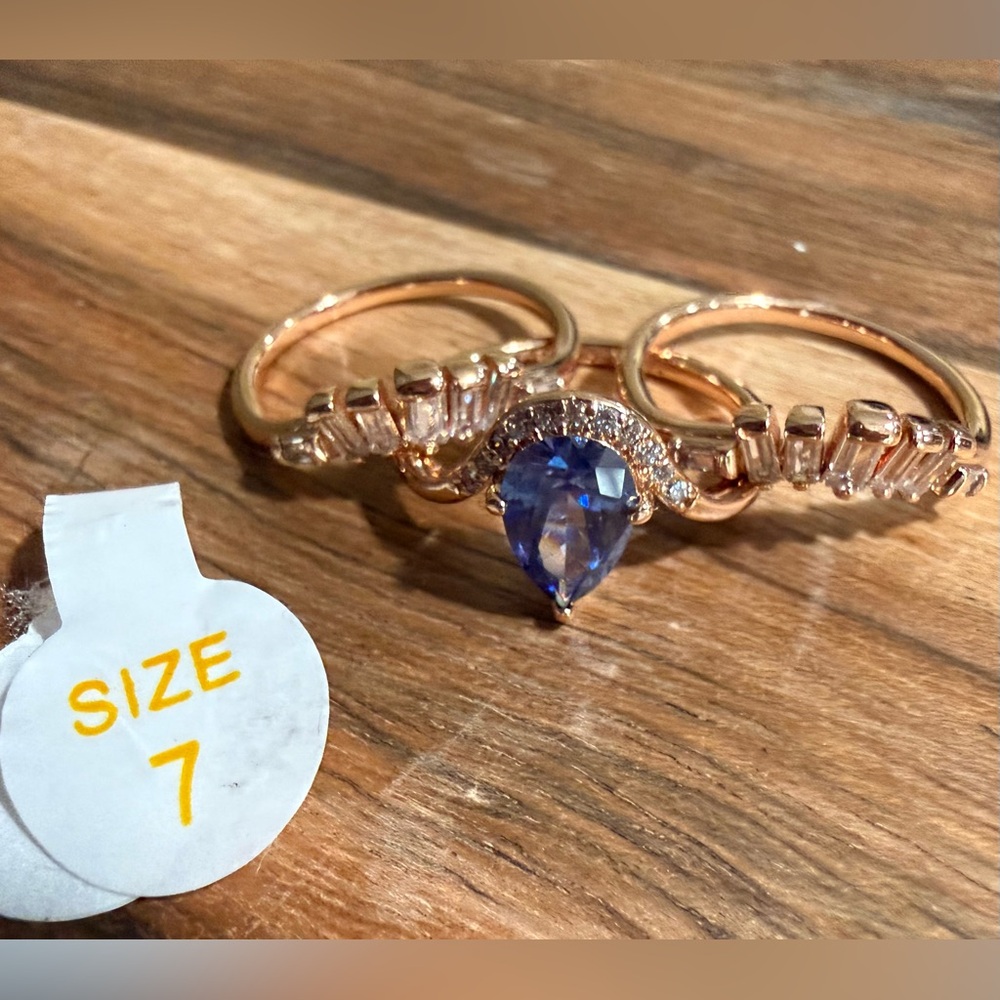 Bomb Party December Birthday Ring RBP8478 Elegant Enchantment NEW Tanzanite